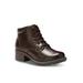 Women's Trudy Lace Up Bootie by Eastland in Brown (Size 9 1/2 M)