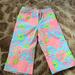 Lilly Pulitzer Bottoms | Lilly Pulitzer Kids Elephant Print Pants 4 | Color: Green/Pink | Size: 4tg