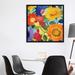 East Urban Home 'Market Flowers II' By Kim Parker Graphic Art Print on Canvas Canvas, Cotton in Orange/Red/White | 24 H x 24 W x 1.5 D in | Wayfair