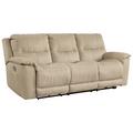 Signature Design by Ashley Next-Gen Gaucho 91" Faux Leather Pillow Top Arm Reclining Sofa Faux Leather | 41 H x 91 W x 41 D in | Wayfair 6080715