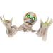 Haunted Hill Farm All Animatronics Jebediah Bones Gravedigger Figurine Plastic in Gray/Green | 9.8 H x 23.5 W x 7.9 D in | Wayfair HHMUM-2FLS