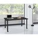 Regency Kee Mobile Desk Wood/Metal in Gray/Black | 29 H x 66 W x 24 D in | Wayfair MDCL6624AGBK