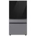 Samsung Bespoke 23 cu. ft. Smart 4-Door Refrigerator w/ Beverage Center & Custom Panels Included, in Gray | 70 H x 35.75 W x 28.75 D in | Wayfair