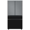 Samsung Bespoke 23 cu. ft. Smart 4-Door Refrigerator w/ Beverage Center & Custom Panels Included, in Gray | 70 H x 35.75 W x 28.75 D in | Wayfair