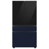 Samsung Bespoke 23 cu. ft. Smart 4-Door Refrigerator w/ Beverage Center & Custom Panels Included, in Pink/Gray/Blue | Wayfair