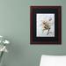 Trademark Fine Art 'Coffea Arabica' by Wendra Framed Painting Print Canvas, Wood in Green | 0.5 D in | Wayfair WL033-W1620MF
