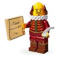 The Lego Movie- WILLIAM SHAKESPEARE LEGO FIGURE