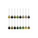 The Holiday Aisle® Mini Flocked Plastic Ball Ornament Set Plastic in Green | 2.5 H x 1 W x 1 D in | Wayfair 6205B195DBFC4282A6B6645FE6D22F5D