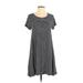 Old Navy Casual Dress - A-Line: Black Print Dresses - Women's Size Small