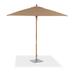 Oxford Garden Square 6-foot Solid Tropical Hardwood Market Umbrella - Dupione Walnut Shade