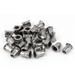 M6x15mm 304 Stainless Steel Half Hex Flat Head Rivet Nut Insert Nutsert 30pcs - Silver Tone