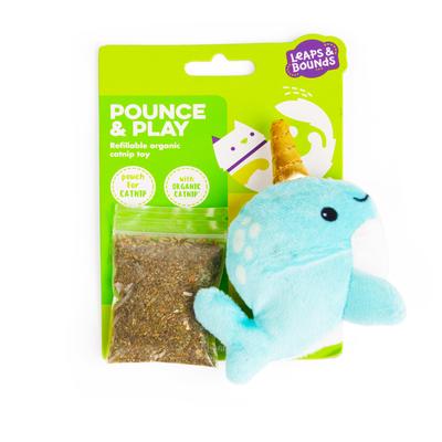 Leaps & Bounds Narwhal Catnip Refill Cat Toy