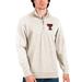 Men's Antigua Oatmeal Texas Tech Red Raiders Action Quarter-Zip Pullover Sweatshirt