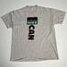 Nike Shirts | 035 - Vintage 90s Nike Air Swoosh Graphic Single Stitch T Shirt | Color: Gray/Red | Size: M