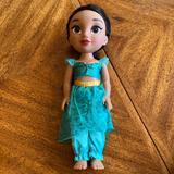 Disney Toys | Disney Princess Jasmine Doll In Hood Condition Clean And Pretty Spot 15 Inches | Color: Gold/Green | Size: Approx 15 Inches