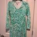 Lilly Pulitzer Dresses | Lilly Pulitzer Beautiful Blue Green With Gold Buttons Adorning The Lower Sleeve | Color: Blue/Green | Size: Xs