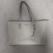 Michael Kors Bags | Michael Kors Jet Set Medium Saffiano Leather Top-Zip Tote Bag | Color: Gray/Silver | Size: Os