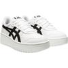 Sneaker ASICS SPORTSTYLE "JAPAN S PF", Gr. 39, schwarz-weiß (weiß, schwarz), Synthetik, Textil, kontrastfarbene Details, mehrfarbig, sportlich, Schuhe