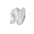 softgarage Buggy softcush Premium Light Grey Cover for Quinny VNC Pushchair Rain Cover
