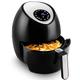 Heißluftfritteuse, Uten 4,5L Fritteuse Airfryer XL Aerofryer mit Digitalem Display, 7 Programms, Touch-Control-Sensor und Rapid-Air-Umluft Technologie, Antihaftkorb, 1500W