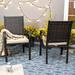 Lark Manor™ Alyah Rectangular 6 - Person 60" Long Outdoor Dining Set w/ Cushions Metal in Black | Wayfair 153B5DF5F6D34588A77620B447181633