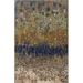 White 24 x 0.63 in Area Rug - Karastan Enigma Gray/Brown/Indigo Area Rug Silk | 24 W x 0.63 D in | Wayfair 90970 20047 024036 IP