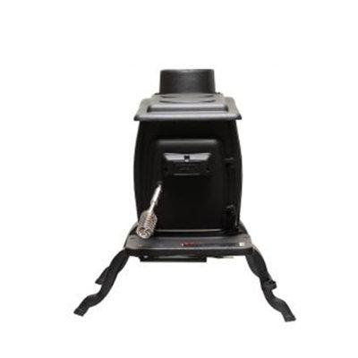 United States Stove Company 900 Sq. Ft. Direct Vent Freestanding Wood Stove in Black/Brown | 23 H x 18.5 W x 33 D in | Wayfair US1269E