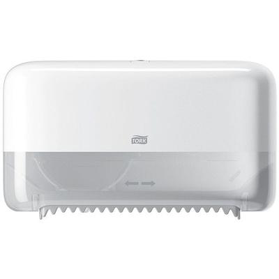 Tork Toilettenpapierspender Elevation T7 für 2 Rollen (hülsenlos) weiß, 36x20.7x13 cm
