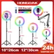 Trépied de téléphone pour Selfie 10 pouces 26cm lumière annulaire RGB support de téléphone