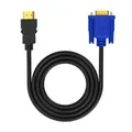 Câble compatible HDMI vers adaptateur VGA HDTV numérique 1.8 P avec convertisseur audio câble de