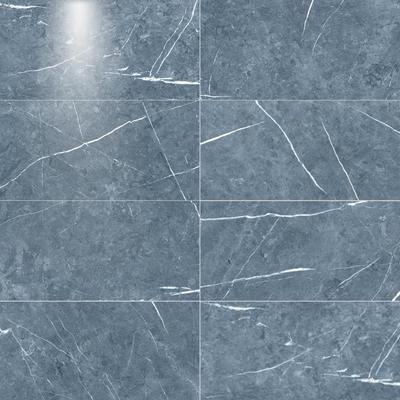 Opera 12in x 24in Blue Glossy Porcelain Floor and Wall Tile