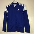 Adidas Jackets & Coats | Adidas,Boys Royal Blue Athletic Jacket.Size M. | Color: Blue/White | Size: Mb