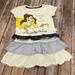 Disney Dresses | Disney Princess Toddler Girl 3t Beauty And The Beast T-Shirt Dress | Color: Blue/Yellow | Size: 3tg