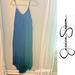 Jessica Simpson Dresses | Jessica Simpson Maternity Navy Maxi Dress Size Small | Color: Blue | Size: Sm