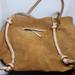 Free People Bags | Free People Suede Duffle Hobo Bag | Color: Cream/Tan | Size: Os