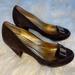 Coach Shoes | Coach Brown Suede Heels, Size 9 | Color: Brown | Size: 9