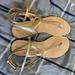 Lilly Pulitzer Shoes | Lily Pulitzer Gold Sandals No Size Seen On Actual Sandal But Likely Size 10 | Color: Gold | Size: Likely Size 10