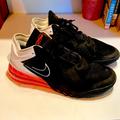 Nike Shoes | Nike Lebron 18 Low Basketball Shoes. Red White And Black. | Color: Black/White | Size: 11