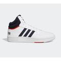 Adidas Shoes | Adidas Mens Hoops 3.0 Mid Cloud White Legend Ink Vivid Red Gy5543 New Sz 12 | Color: White | Size: 12