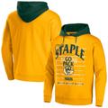 Men's NFL x Staple Gold Green Bay Packers Throwback Vintage Wash Pullover Hoodie