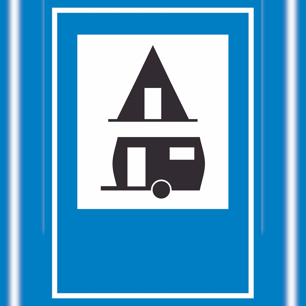 Campingplatz Schild A2 (420x594mm) Image