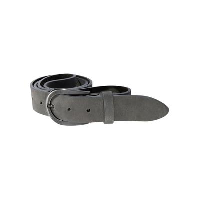 Ledergürtel SILBERGIFT, Damen, Gr. 90, grau, Rindsleder, unifarben, modisch,casual,klassisch, Gürtel, mit fein genarbter Oberfläche, geschwärzte Schließe Image