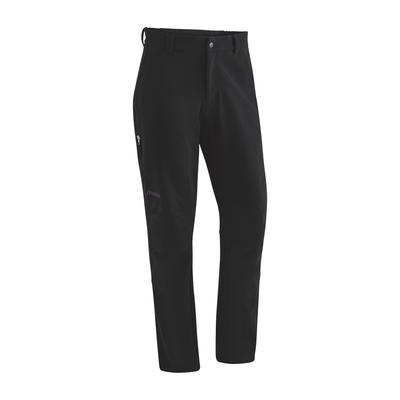 Funktionshose MAIER SPORTS "Herrmann", Herren, Gr. 48, Normalgrößen, schwarz, 91% Polyamid, 9% Elasthan, Hosen, warme Herren Outdoorhose, robuste Wanderhose, Regular Fit Image