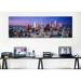 East Urban Home 'Night, Skyline, Cityscape, Los Angeles, California' Photographic Print on Canvas in Black/Blue/Indigo | Wayfair EUBN9516 34042312