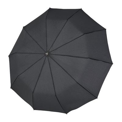 doppler Fiber Magic Taschenschirm 35 cm stars black-grey Schwarz Herren