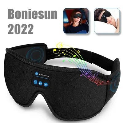 Boniesun-Casque de sommeil Bluetooth 2022 masque pour les yeux pour le sommeil bande de sauna