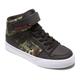 Sneaker DC SHOES "Pure High-Top EV" Gr. 3,5(34,5), grün (black camo) Kinder Schuhe Skaterschuh Sneakerboots Schnürboots Sneaker