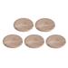 Wood Button Plugs 1 Inch Oak Hardwood Screw Hole Furniture Plugs 5 Pcs - 25mm Hole x 35mm,5Pack