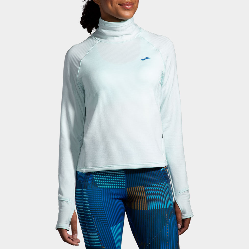 Brooks Notch Thermal Long Sleeve 2.0 Women's Running Apparel Ice Blue