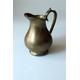 Brutalist Messing Vase massiv, schwer 1,7 kg - Vintage, mid century, heavy weight brass vase, pitcher